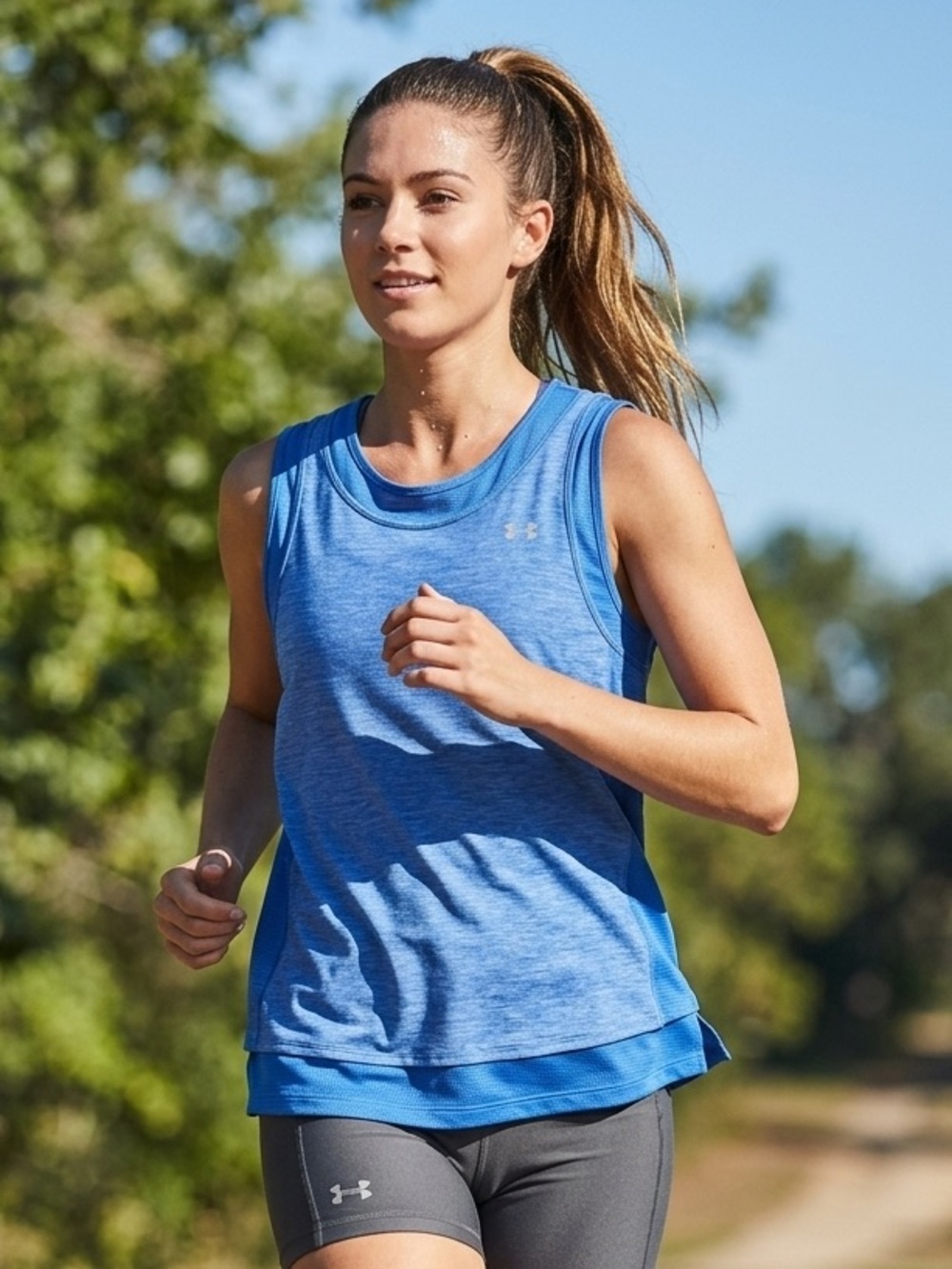 Under Armour | Blue Loose Fit Heat Gear Tank Top | Sz S